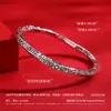 Pulsera Mobius de Plata Pura 9999 Plata Pura Unisex Tótem Abierta Estilo Antiguo Pulsera de Nicho para el Día de San Valentín Chino