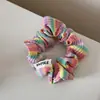 Scrunchies de Colores Dopamina Súper Estilizados para Mujer, Gomas para el Cabello de Alta Gama, Accesorios para Moños, Cuerdas para el Cabello Versátiles y Modernas