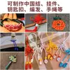 Bo 20.5m Cuerda Nudo Chino DIY Cuerda Trenzada Hecha a Mano Pulsera de Cuerda Roja Pulsera de Muñeca Cuerda para Colgar Material de Colgante Venta al por Mayor