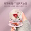 Ultra-Delgado Giratorio Portátil Invisible Adhesivo Trasero Fijo Magnético Multifuncional Soporte Espejo de Maquillaje para Teléfono Móvil Pivote Modelo Universal
