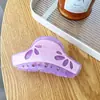 Joyería Duo Wei sentido de alta gama clip para el cabello de diamantes clip acrílico grande clip coreano elegante clip de tiburón clip para el cabello tocado