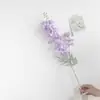 Jacinto delfinio flor de seda rama alta rama larga boda decoración del hogar ramo de arte ramo de simulación al por mayor alto sentido