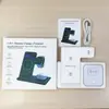 Cargador Inalámbrico Plegable Popular Tres en Uno Adecuado para iPhone 17 Luz Ambiental Soporte de Carga Inalámbrica Vertical de Escritorio