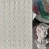 Adesivos de Unhas Artísticas Florais Coloridos Dia da Primavera 5D Em relevo Tridimensional Exquisite Flor de Cinco Pétalas Adesivos de Unhas DIY Decorações Hg Model
