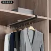 Barra de Ropa sin Taladro para Armarios Bajos, Armarios Colgantes y Barras Verticales de Armario; Barra colgante vertical para gabinetes