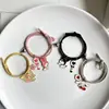 Pulsera de pareja melody coolomi un par para novia estuche pequeño de cuero pulsera de succión magnética para novias diadema femenina