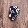 Tecido de algodão novo Leer com gravata estampada moda coreana gravata de algodão versão estreita gravata masculina em estoque atacado de fábrica