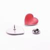 Joyería al por mayor transfronteriza Insignia de corazón Broche en forma de corazón rojo Insignia de ramillete Accesorios para ropa Accesorios para mochila pequeña