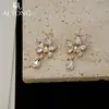 Pendientes Populares de Borla con Forma de Gota de Agua de Ai Tong Jewelry, Diseño Exquisito, Pendientes Nobles, de Nicho, Delicados, Brillantes y Versátiles