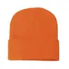 Gorro de Lana Acrílica de Color Puro de Alta Calidad Europeo y Americano Transfronterizo Gorro Cálido para Exteriores Frío Gorro de Punto Monocromático Gorro de Tejer para Hombres y Mujeres