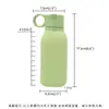 Copo com Canudo Macio de Silicone Grau Alimentício Alto Valor Portátil Selado 450ml Portátil para Exterior Resistente a Quedas