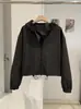 KEKEZOON Cárdigan con Capucha y Cremallera Color Sólido Manga Larga Chaqueta para Mujer Otoño Casual Simple Chaqueta Superior 8503