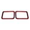 Adecuado para 13-18 Subaru Forester marco decorativo de salida de aire superior del tablero de fibra de carbono pegatinas accesorios interiores