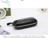 Creativo Nuevo Estuche de Cuero PU para Gafas Negro Cuadrado con Cremallera Estuche para Gafas Estuche para Gafas de Sol Se Puede Hacer