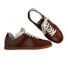 Zapatillas casuales de cuero de vaca de primera capa con suela plana para el día a día, zapatos para aumentar la altura para mujer, nuevo modelo de principios de otoño 26 H090107