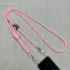 Cordão Personalizado para Celular 8mm Cordão Ajustável para Celular Portátil na Diagonal Cordão para Pendurar no Pescoço Capa de Celular com Cordão