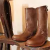 2026 Fabricante Direto de Fonte de Comércio Exterior Venda Direta Fundo Plano Salto Bloco Meia-Bota Versátil Casual Moda Botas Masculinas Tamanho Grande