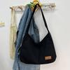 Sacola de grande capacidade para mulheres 2022 nova moda bolsa casual estudante classe bolsa de lona de ombro para mulheres