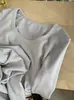 KEKEZOON Estilo Coreano de Principios de Invierno Simple Versátil Elástico Adelgazante Esponjoso Forrado Camiseta de Manga Larga con Cuello en U 9331