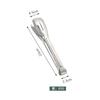 Pinza para alimentos de acero inoxidable 304, pinza para bistec, pinza para buffet, pinza para barbacoa, pinza de cocina resistente al calor para alimentos fritos, pinza para barbacoa