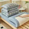 Juego de ropa de cama de tres piezas para dormitorio de estudiante universitario, algodón puro, nuevo modelo 2026, sábana bajera, funda de edredón, juego de seis piezas