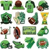 Patch de Bordado de Rugby com Transferência de Calor Patch de Apito Decoração para Roupas Emblema de Rugby Patch de Emblema Bordado