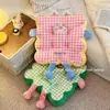 Bonito cojín redondo para sentarse durante mucho tiempo en la oficina, almohadilla gruesa para silla, cojín creativo de alta apariencia para asiento de dormitorio estudiantil