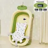 Bañera Plegable para Bebé Bañera para Sentarse y Acostarse Infantil para Niños Uso en Casa Uso para Recién Nacidos Niños
