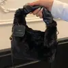 Nuevos Bolsos de Felpa para Mujer de Otoño e Invierno, Versátiles para Ir al Trabajo, Bolsos de Mano Cruzados, Bolsos de Hombro, Carteras para Teléfono Móvil y Monedas