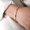 Pulsera Dorada Wan Liang Estilo Chino Cuentas de Transferencia Pulsera para Novia ins Diseño Nicho Sentido Regalo Día de San Valentín Cumpleaños