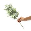Atacado transfronteiriço decoração de Natal simulação agulhas de pinheiro verdes multiestilo arranjo de flores de árvore de Natal criativo ornamentos para casa