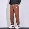 Pantalones gruesos con forro polar de invierno para hombre, pantalones deportivos casuales de pana holgados, resistentes al frío y cálidos para otoño e invierno.