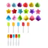 Amazon Directo para Niños Set de Silicona para Hornear Raspador/Batidor de Huevos/Molde para Magdalenas Molde para Pastel Hecho a Mano de Cocina