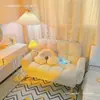 Sofá preguiçoso para quarto, sofá pequeno para apartamentos pequenos, tatami duplo, popular em imóveis para alugar, sofá-cama individual dobrável