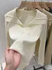 Suéter de punto con cuello polo y manga larga para mujer, nuevo estilo otoño 2026, suéter de solapa ajustado de espiga, top de capa base