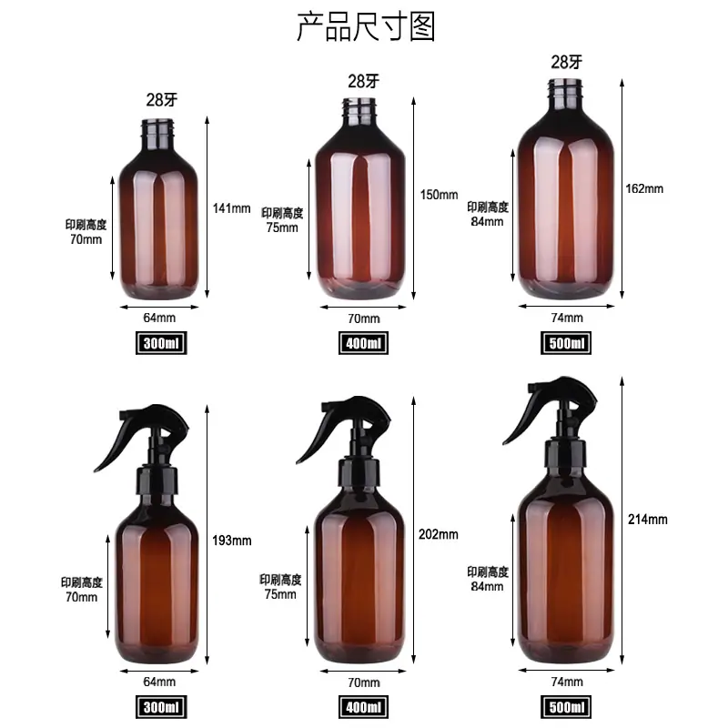 长颈系列尺寸图1