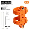 Cinta Conversora para Porta-Garrafa de Bicicleta Meilong, Adaptador de Silicone Sem Furos para Bicicletas de Montanha e Estrada, Equipamento de Ciclismo
