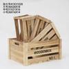 Nueva Caja de Almacenamiento Multifuncional de Madera Maciza Exhibición de Supermercado Caja de Marco de Madera Paulownia Retro Hueca Decorativa Cesta de Madera Vela Excelente