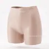 Base de comercio exterior líquida de ángulo plano capa base pantalones algodón puro entrepierna mujer sin costuras seda de hielo pantalones de seguridad dos en uno anti-exposición alta elasticidad