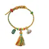Festival do Barco-Dragão Corda de Mão Colorida Tecida à Mão Zong Xiang An Kang Novo Estilo Chinês Pulseira de Cinco Cores Método Antigo Pulseira de Cinco Cores Atacado