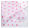 Papel de regalo minimalista a rayas con alto atractivo estético, papel de regalo para el Día de San Valentín, papel de seda con estampado de lunares y estrellas al por mayor
