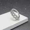 Anillo Abierto Estilo Tendencia Nacional de Monedas de los Cinco Emperadores para Mujer, Anillo de Moneda de Cobre Retro que Trae Fortuna, Nuevo Anillo de Dedo Índice Estilo Chino, Regalo para Mejor Amiga