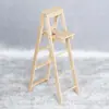 1:12 Muebles Miniatura para Casa de Muñecas Modelo Escalera Biblioteca Escalera Mini de Madera Sin Terminar