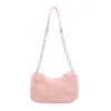 Bolsa Quadrada Pequena Estilo Doce para Mulheres no Atacado, Nova Bolsa de Ombro Floral Tendência Verão 2025, Bolsa de Braço com Corrente