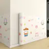 [90cm de Ancho] Papel Tapiz de Dibujos Animados Autoadhesivo Impermeable Moderno Sala de Estar Habitación Rodapié de Pared Pegatina de Renovación Revestimiento de Pared para el Hogar