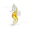 Animales de Dibujos Animados Transfronterizos Caballo Marino Colorido Manualidades de Cristal con Temática Oceánica Decoración del Hogar Día del Niño Regalo de Cumpleaños