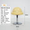 Lámpara de Mesa Decorativa de Vidrio Color Crema con Luz de Tres Colores Cambiantes para Mesita de Noche de Dormitorio, Lámpara de Ambiente para Hotel, Venta Directa del Fabricante, Exclusiva Transfronteriza