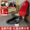 ¡Guau! Inodoro Temporal Personalizado para Renovación de Baño, a Prueba de Olores, Descargable, Inodoro de Plástico Desechable tipo Sentadilla para Sitios de Construcción