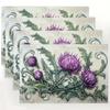 Individual de poliéster 2025 Recién llegado Individual de lino estampado Frontera Cross-TEMU Fiesta navideña Decorativo Antimanchas Aislante del calor Mantel individual