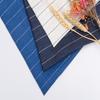 Línea de Tela Yancheng-Nuevos Productos Lino Puro Raya Lisa Tejido Hilo de Lino Rayado Primavera/Verano 100% Tela de Lino